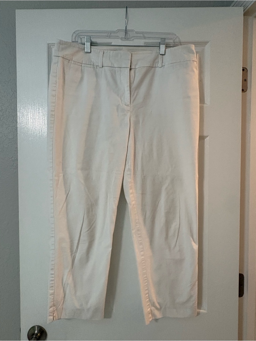 Ann Taylor Factory White Curvy Women's Pants